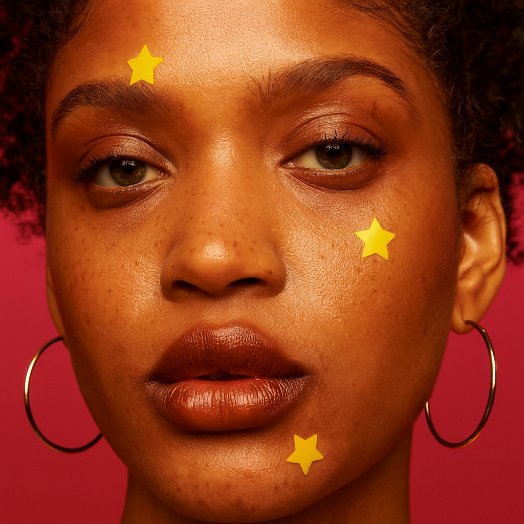 Star Colored Acne Stickers Repair Acne Pits & Marks Fade Acne Spots Blemishes Cover Acne Pimples